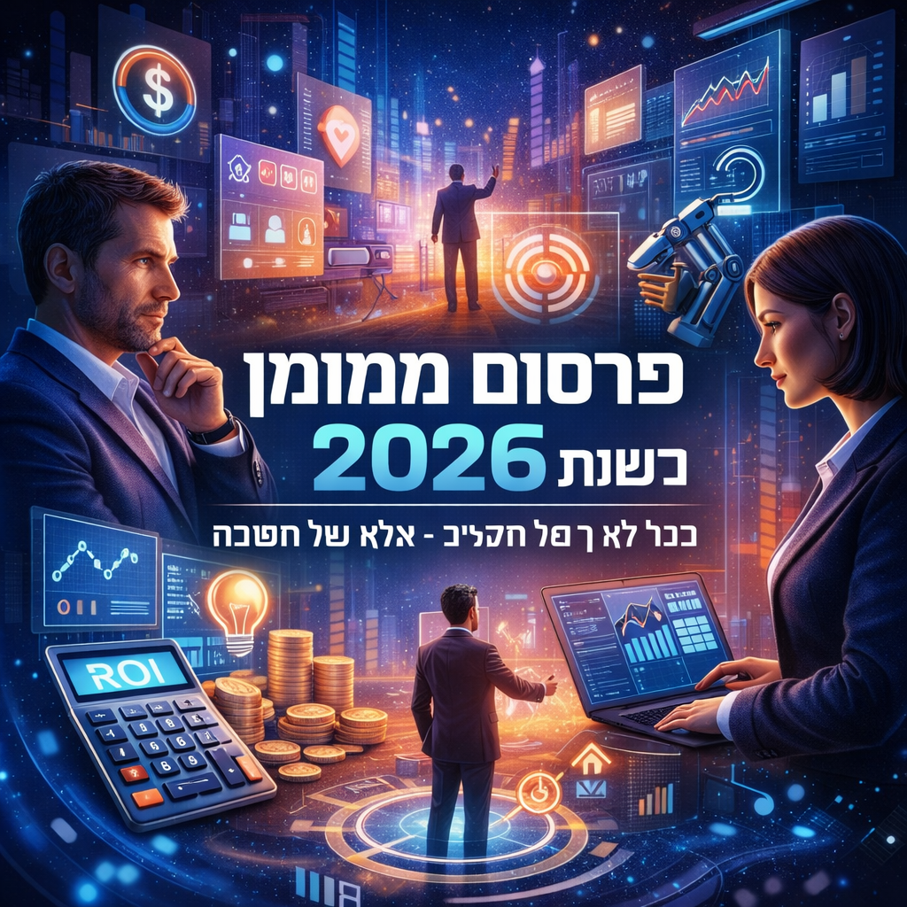 פרסום ממומן בשנת 2026: למה זה כבר לא עניין של תקציב, אלא של חשיבה